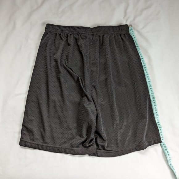 Black Mesh Reebok Basketball Shorts - Picture 3 of 5